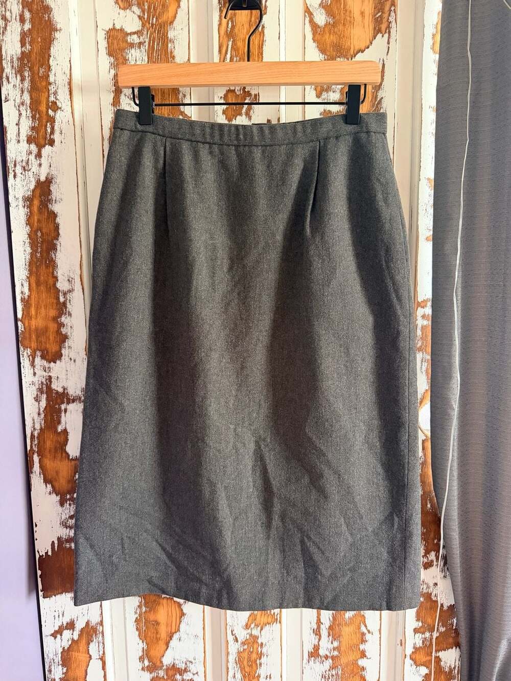 Vintage Pendleton 100% Virgin Wool Dark Academia Skirt Size 12